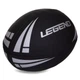 Мяч для регби LEGEND R-3293 №3 черный-белый - изображение 2