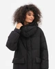 Довга куртка пальто жіноча зимовий Біо-пух DuPont Sorona original Viva-Wear 8240 40 чорний 2-8240 - изображение 4