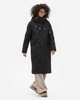 Довга куртка жіноча пальто зимовий Біо-пух DuPont Sorona original Viva-Wear 8626 46 чорний 58626 - зображення 1