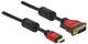 Kabel Delock HDMI – DVI 2 m Black (4043619843428) - obraz 1