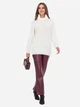 Свитер шерстяной вязаный женский SVTR 4980 48-52 Молочный (4980485217) - изображение 3