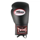 Боксерские перчатки Twins Lace Up Boxing Gloves BGLL1 Black Red (BGLL1-BKRD-10oz) - изображение 3