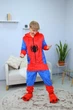Пижама Кигуруми My Kigu мужская Человек Паук Spider Man Красный размер M 155-165 см (21026411) - изображение 7