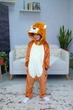 Пижама кигуруми Kigurumi для мальчика Лев Коричневый на рост 155-165 см (202542) - изображение 6