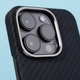 Чохол карбоновий тонкий Proove Carbon Kevlar Slim with Magnetic Ring MagSafe для Apple iPhone 15 Pro black - зображення 4