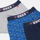 Набор детских трусов-боксеров 3 шт для мальчика Unco Boxer Y Pack3 110-116 см Bleu Jeans (ROZ6501018342) - изображение 3