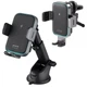 Автодержатель с Беспроводное зарядное устройство Proove Triple Clamp Pro 15W (Metal gray) (203611) - изображение 1