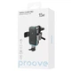 Автодержатель с Беспроводное зарядное устройство Proove Triple Clamp Pro 15W (Metal gray) (203611) - изображение 6