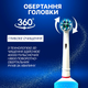 Насадки сменные для электрической зубной щетки 4 шт Oral-B CrossAction (SB) EB50A (АК-5568) - изображение 5