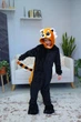 Пижама кигуруми Kigurumi для мальчика Красная Панда Рыжая Енот Коричнево-черный на рост 110 - 120 см (204242) - изображение 1