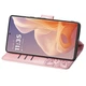 Чохол-книжка з малюнком UniCase Butterfly Pattern для Motorola Moto G85 - Rose Gold - зображення 3
