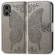 Чохол-книжка з малюнком UniCase Butterfly Pattern для Motorola Moto G85 - Grey - зображення 1