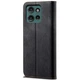 Чохол-книжка з кишеньками UniCase Jeans Wallet для Motorola Edge 50 Neo / Edge 60 Neo - Black - зображення 6