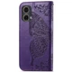 Чохол-книжка з малюнком UniCase Butterfly Pattern для Motorola Moto G85 - Dark Purple - зображення 5