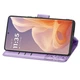 Чохол-книжка з малюнком UniCase Butterfly Pattern для Motorola Moto G85 - Light Purple - зображення 3