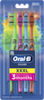 Набір зубних щіток Oral-B Color Collection Середньої жорсткості 4 шт (8001090675521) - зображення 1