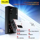 УМБ Павербанк 30000 mAh 22.5W Villini V-0026 4xUSB, PD + QC 3.0 Быстрая Зарядка для Телефона Для Епл Айфон Самсунг Ксяоми Роутера Планшета Портативная Батарея Внешний Аккумулятор Черный - изображение 4