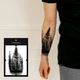 Тимчасове тату, чоловічі тимчасові татуювання TATTOOSHKA "Ліс" LB-115 - зображення 3