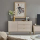 Комод Ланте/Lante 1-дверный с 3 ящиками 1D3S/138 Бежевый Ш138xВ81 см. Perfect Home - изображение 14