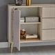 Комод Ланте/Lante 1-дверный с 3 ящиками 1D3S/138 Бежевый Ш138xВ81 см. Perfect Home - изображение 15
