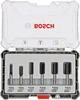 Набор пазовых фрез Bosch 8 мм, 6 шт (2607017466) - изображение 1