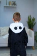 Пижама кигуруми Kigurumi для мальчика Скелет Черно-белый на рост 145 - 155 см (202242) - изображение 6