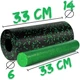 Массажный ролик (роллер) гладкий PowerPlay PP-4348 2 in 1 EPP Foam Roller 33x14 см Черно/Зеленый (PP_4348_Green_(33*14)) - изображение 10