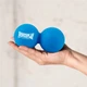 Массажный силиконовый двойной мяч PowerPlay PP-4355 Silicone Lacrosse Peanut Ball 6.3x12.6 см Синий (PP-4355_Blue) - изображение 3