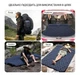 Двухместный надувной каремат матраса с подушкой WEST TUNE 195х130 см Navy Blue - изображение 4