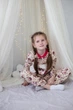 Утеплена піжама для дівчинки з кофтою на кнопках та штанами Носи своє 128 Бежевий (p-12411-170823) - изображение 7