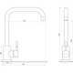 Смеситель для кухни EcoMIX ALPEN AISI-203L-WH - изображение 8
