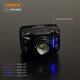 Світлодіодний ліхтар налобний акумуляторний VIDEX VLF-H045Z 270Lm 5000K ліхтарик на голову з акумулятором - зображення 11