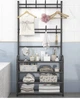 Универсальная вешалка для одежды New simple floor clothes rack size 60X30X151 см Черная - изображение 3
