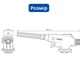 Портативный газовый горелка 1300°C INTERTOOL GB-0022 для пайки и строительных работ - изображение 7