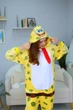 Детская кигуруми для девочки Kigurumi Nickelodeon Sponge Bob Губка Боб Желтый 130 - 145 см (2066/1) - изображение 2