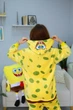 Детская кигуруми для девочки Kigurumi Nickelodeon Sponge Bob Губка Боб Желтый 130 - 145 см (2066/1) - изображение 6