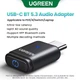 Адаптер Bluetooth 5.3 AptX Adaptive UGREEN BT501 USB-C аудио передатчик для PS5, Nintendo Switch, ноутбука, ПК Transmitter Black (45008) - изображение 2