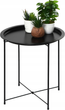 Кавовий столик OTE металевий чорний (OTE-SIDE-TABLE-1-47CM) - зображення 3