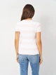 Футболка хлопковая женская Tommy Hilfiger 76J4975 XS Бело-розовая (197232843625) - изображение 2