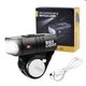 Аккумуляторный велосипедный фонарь USB Bike Light BK-02 на руль велосипеда, Велофара на руль велосипеда Черный - изображение 3