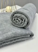 Банное махровое полотенце для сауны Osborn Textile 100х150 см серый двухнитка 450 г/м2 - изображение 6