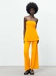 Футболка жіноча Zara 6873/196 S Помаранчева (06873019643025) - зображення 3