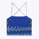 Кроп топ женский Zara 6895/674 M Синий (06895067400030) - изображение 8