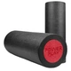 Массажний ролик (ролер) гладкий PowerPlay 4021 Fitness Roller Чорно-червоний (45x15см.) - зображення 1
