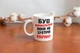 Подарочная кружка керамическая с надписью "Був нормальним поки не зустрів Марину" 330 мл белая для напитков для друга парня - изображение 2