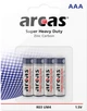 Батарейки Arcas R03 Super Heavy Duty ААА/R03 BP4 упаковка 48 шт (10700403/48) - зображення 5
