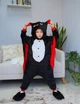 Пижама кигуруми Kigurumi для мальчика Летучая Мишь Черный на рост 110-120 см (205642) - изображение 1