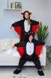 Пижама кигуруми Kigurumi для мальчика Летучая Мишь Черный на рост 130-145 см (205642) - изображение 8