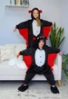 Пижама кигуруми Kigurumi для мальчика Летучая Мишь Черный на рост 155-165 см (205642) - изображение 8