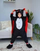 Пижама кигуруми Kigurumi для мальчика Летучая Мишь Черный на рост 145-155 см (205642) - изображение 1